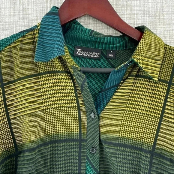 7th Avenue long sleeve button down shirt Womens S  8852/b - Picture 3 of 8